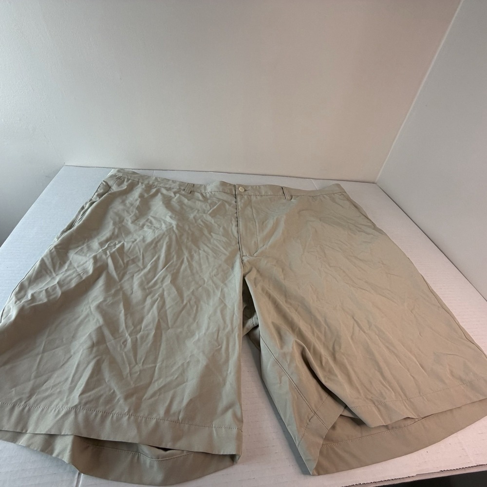 Ralph Lauren Flat Front Shorts Golf Performance Beige 50B Lightweight Casual